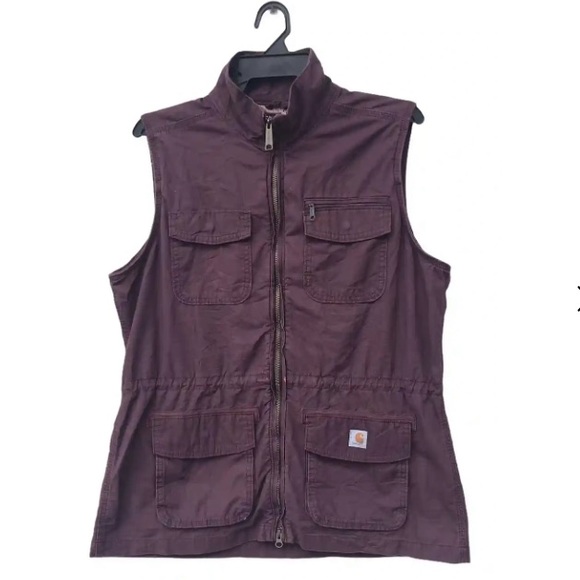 Carhartt Jackets & Coats Carhartt Purple Utility Vest Poshmark